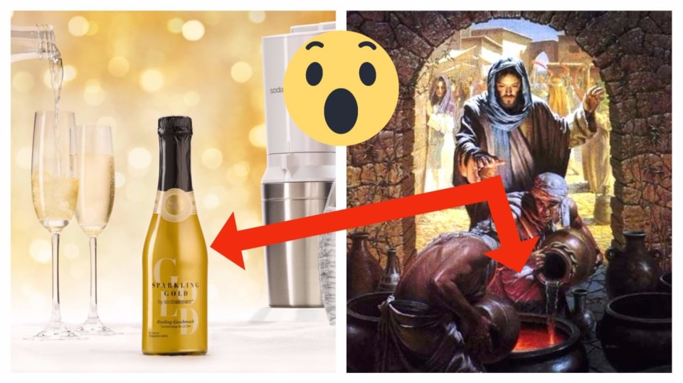 Nová náplň do SodaStreamu umí proměnit vodu v šumivé víno